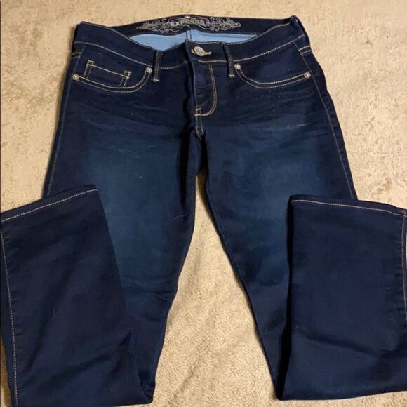 𝅺EXPRESS Crop Jean Legging. Size 6 - Picture 1 of 8